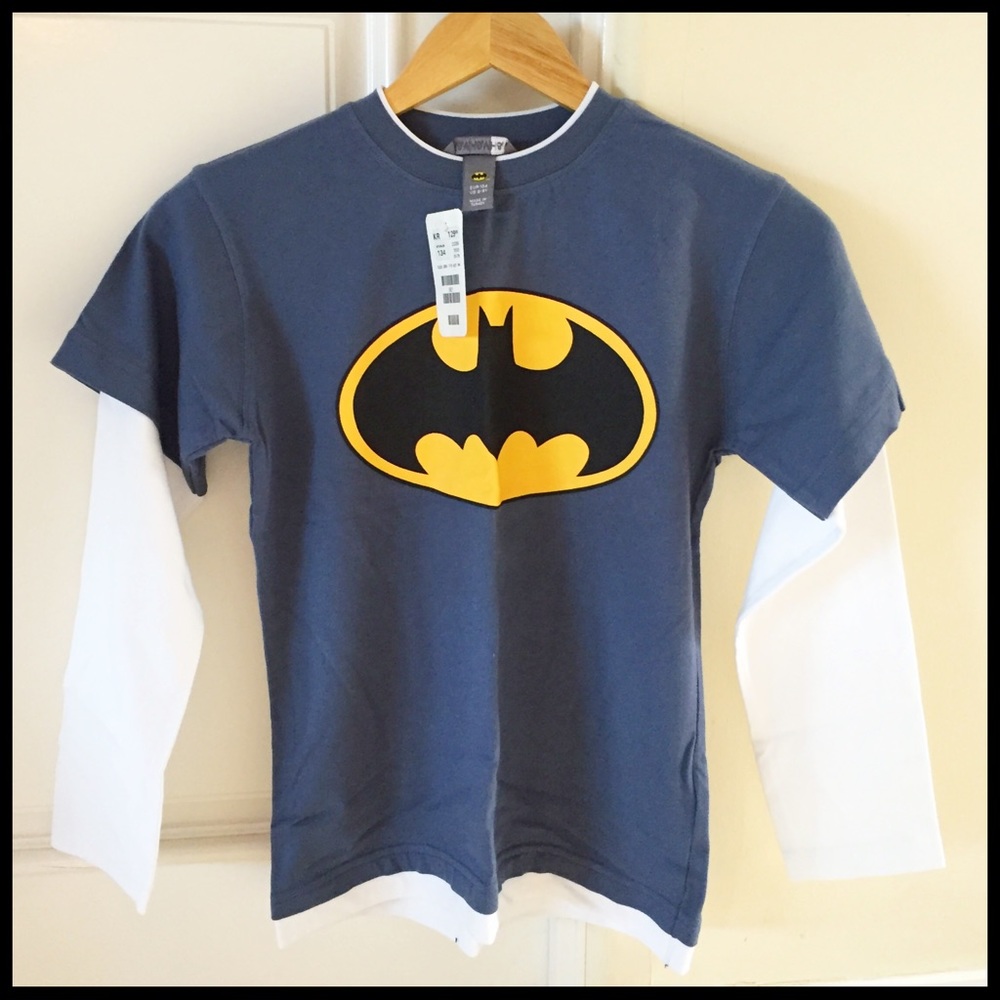 Batman Long Sleeve 100% Cotton H&M Sweden 🇸🇪 New